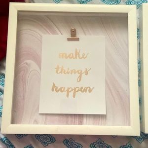 Wall decor affirmation